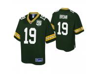 Men's Green Bay Packers Equanimeous St. Brown Green 100th Anniversary Pro Line Jersey