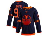 Men's Hockey Edmonton Oilers #94 Ryan Smyth Alternate Jersey Navy Blue
