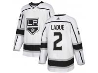 Men's Hockey Los Angeles Kings #2 Paul LaDue Away White Jersey