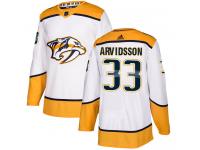 Men's Hockey Nashville Predators #33 Viktor Arvidsson Away White Jersey