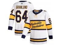 Men's Hockey Nashville Predators #64 Mikael Granlund White 2020 Winter Classic Jersey