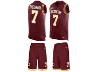 Men's Joe Theismann #7 Nike Burgundy Red Jersey - NFL Washington Redskins Tank Top Suit