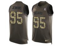 Men's John Jenkins #95 Nike Green Jersey - NFL Chicago Bears Salute to Service Tank Top