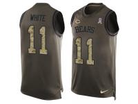 Men's Kevin White #11 Nike Green Jersey - NFL Chicago Bears Salute to Service Tank Top
