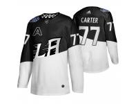Men's Kings #77 Jeff Carter 2020 Stadium Series White Black Jersey