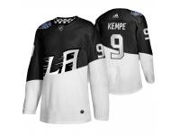 Men's Kings #9 Adrian Kempe 2020 Stadium Series White Black Jersey