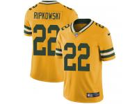 Men's Limited Aaron Ripkowski #22 Nike Gold Jersey - NFL Green Bay Packers Rush