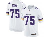 Men's Limited Alex Boone #75 Nike White Road Jersey - NFL Minnesota Vikings