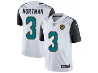 Men's Limited Brad Nortman #3 Nike White Road Jersey - NFL Jacksonville Jaguars Vapor Untouchable