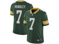Men's Limited Brett Hundley #7 Nike Green Home Jersey - NFL Green Bay Packers Vapor Untouchable
