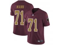 Men's Limited Charles Mann #71 80th Anniversary Nike Burgundy Red Alternate Jersey - NFL Washington