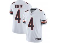 Men's Limited Connor Barth #4 Nike White Road Jersey - NFL Chicago Bears Vapor Untouchable