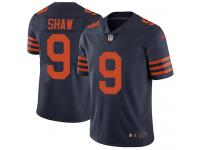 Men's Limited Connor Shaw #9 Nike Navy Blue Alternate Jersey - NFL Chicago Bears Vapor Untouchable