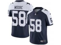 Men's Limited Damontre Moore #58 Nike Navy Blue Alternate Jersey - NFL Dallas Cowboys Vapor Untouchable Throwback
