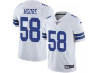 Men's Limited Damontre Moore #58 Nike White Road Jersey - NFL Dallas Cowboys Vapor Untouchable