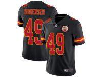 Men's Limited Daniel Sorensen #49 Nike Black Jersey - NFL Kansas City Chiefs Rush