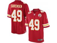 Men's Limited Daniel Sorensen #49 Nike Red Home Jersey - NFL Kansas City Chiefs
