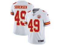 Men's Limited Daniel Sorensen #49 Nike White Road Jersey - NFL Kansas City Chiefs Vapor Untouchable