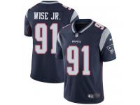 Men's Limited Deatrich Wise Jr #91 Nike Navy Blue Home Jersey - NFL New England Patriots Vapor Untouchable