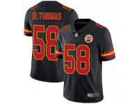 Men's Limited Derrick Thomas #58 Nike Black Jersey - NFL Kansas City Chiefs Rush