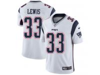 Men's Limited Dion Lewis #33 Nike White Road Jersey - NFL New England Patriots Vapor Untouchable