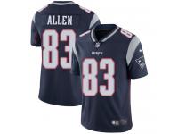 Men's Limited Dwayne Allen #83 Nike Navy Blue Home Jersey - NFL New England Patriots Vapor Untouchable