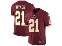 Men's Limited Earnest Byner #21 Nike Burgundy Red Home Jersey - NFL Washington Redskins Vapor