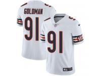 Men's Limited Eddie Goldman #91 Nike White Road Jersey - NFL Chicago Bears Vapor Untouchable
