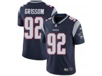 Men's Limited Geneo Grissom #92 Nike Navy Blue Home Jersey - NFL New England Patriots Vapor Untouchable