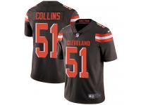 Men's Limited Jamie Collins #51 Nike Brown Home Jersey - NFL Cleveland Browns Vapor Untouchable