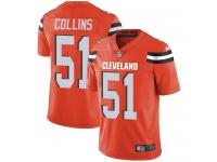 Men's Limited Jamie Collins #51 Nike Orange Alternate Jersey - NFL Cleveland Browns Vapor Untouchable