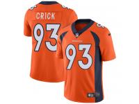 Men's Limited Jared Crick #93 Nike Orange Home Jersey - NFL Denver Broncos Vapor Untouchable