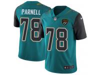 Men's Limited Jermey Parnell #78 Nike Teal Green Home Jersey - NFL Jacksonville Jaguars Vapor Untouchable