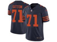 Men's Limited Josh Sitton #71 Nike Navy Blue Alternate Jersey - NFL Chicago Bears Vapor Untouchable