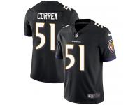 Men's Limited Kamalei Correa #51 Nike Black Alternate Jersey - NFL Baltimore Ravens Vapor Untouchable