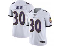 Men's Limited Kenneth Dixon #30 Nike White Road Jersey - NFL Baltimore Ravens Vapor Untouchable