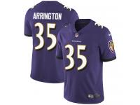 Men's Limited Kyle Arrington #35 Nike Purple Home Jersey - NFL Baltimore Ravens Vapor Untouchable