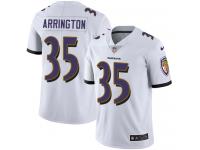Men's Limited Kyle Arrington #35 Nike White Road Jersey - NFL Baltimore Ravens Vapor Untouchable