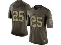 Men's Limited Marcus Cooper #25 Nike Green Jersey - NFL Chicago Bears Salute to Service