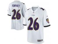 Men's Limited Marlon Humphrey #26 Nike White Road Jersey - NFL Baltimore Ravens