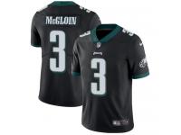 Men's Limited Matt McGloin #3 Nike Black Alternate Jersey - NFL Philadelphia Eagles Vapor Untouchable