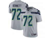 Men's Limited Michael Bennett #72 Nike Grey Alternate Jersey - NFL Seattle Seahawks Vapor Untouchable