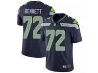 Men's Limited Michael Bennett #72 Nike Navy Blue Home Jersey - NFL Seattle Seahawks Vapor