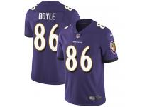 Men's Limited Nick Boyle #86 Nike Purple Home Jersey - NFL Baltimore Ravens Vapor Untouchable