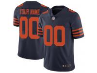 Men's Limited Nike Navy Blue Alternate Jersey - NFL Chicago Bears Customized Vapor Untouchable