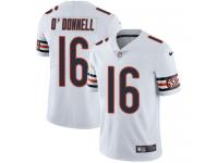 Men's Limited Pat O'Donnell #16 Nike White Road Jersey - NFL Chicago Bears Vapor Untouchable
