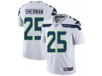 Men's Limited Richard Sherman #25 Nike White Road Jersey - NFL Seattle Seahawks Vapor Untouchable