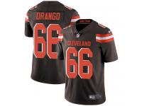 Men's Limited Spencer Drango #66 Nike Brown Home Jersey - NFL Cleveland Browns Vapor Untouchable