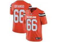 Men's Limited Spencer Drango #66 Nike Orange Alternate Jersey - NFL Cleveland Browns Vapor Untouchable