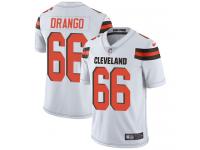Men's Limited Spencer Drango #66 Nike White Road Jersey - NFL Cleveland Browns Vapor Untouchable